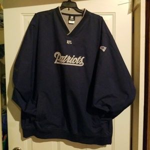 Patriots XL Navy Blue Pullover